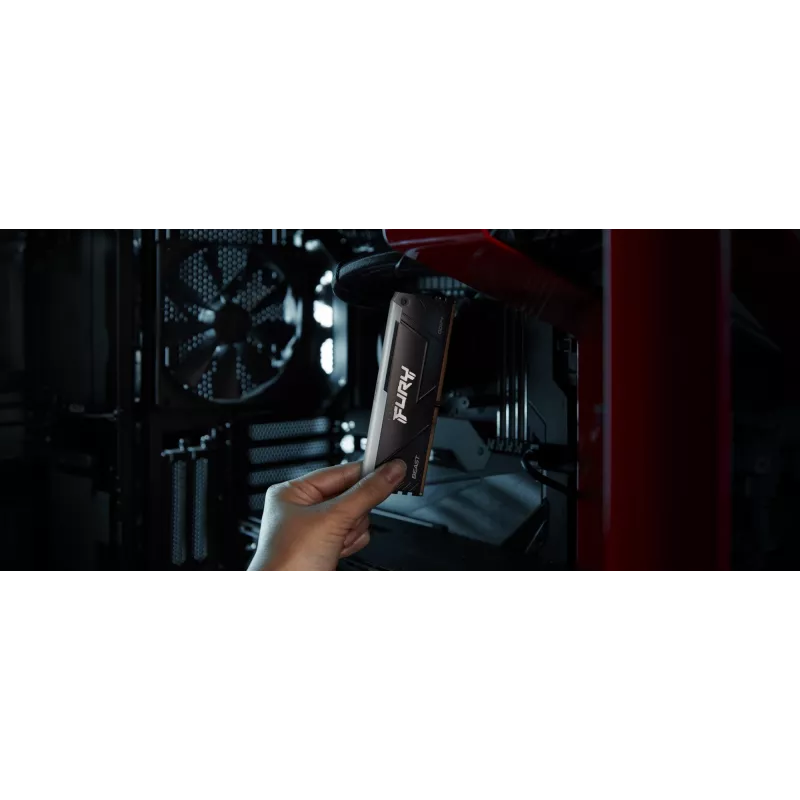 Kingston Technology FURY Beast 16GB 3600MT/s DDR4 CL17 DIMM (2 moduļu komplekts) RGB
