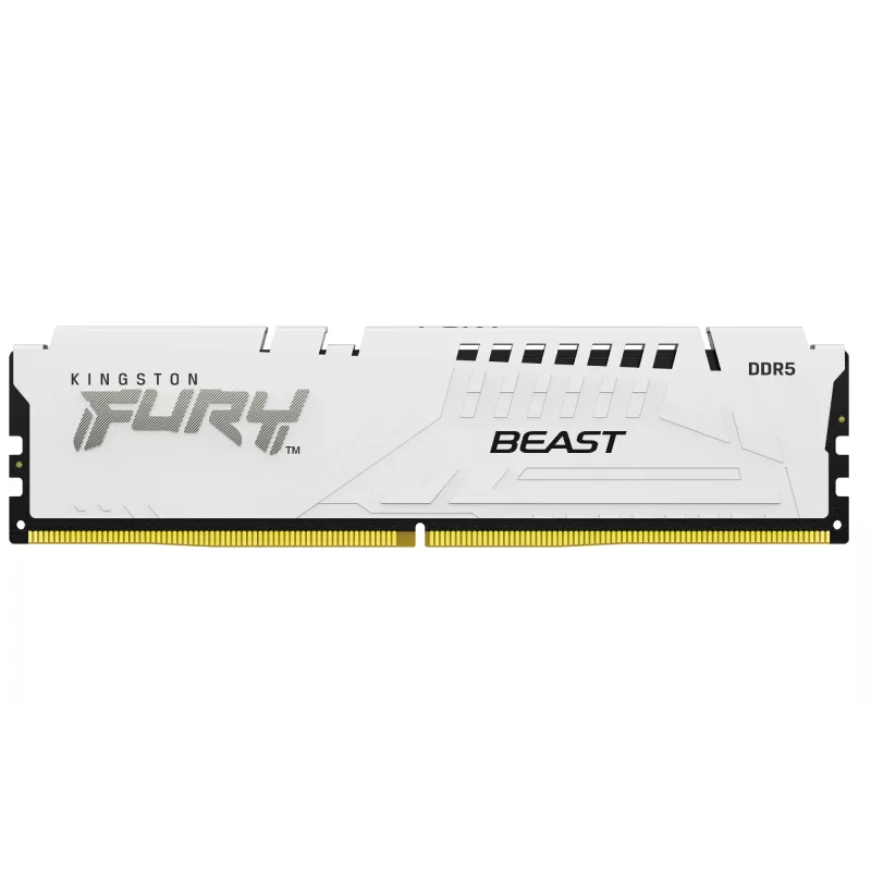 Kingston FURY Beast 64GB (2x32GB) DDR5 6400MHz CL32 atmiņas komplekts balts EXPO