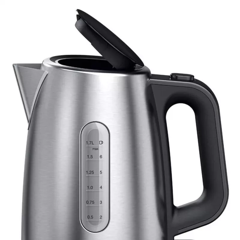Braun PurShine WK102AI-WK1500BK elektriskā tējkanna 1.7 L 2200 W Melna, Nerūsējošais tērauds