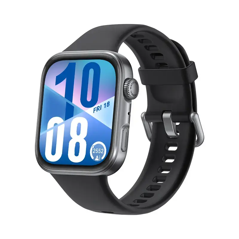 Huawei Watch FIT 4 (Seiya-B19F) viedpulkstenis ar 1,82″ AMOLED ekrānu, melnā krāsā