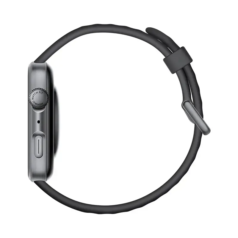 Huawei Watch FIT 4 (Seiya-B19F) viedpulkstenis ar 1,82″ AMOLED ekrānu, melnā krāsā