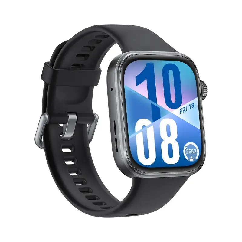 Huawei Watch FIT 4 (Seiya-B19F) viedpulkstenis ar 1,82″ AMOLED ekrānu, melnā krāsā