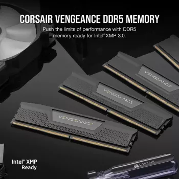 CORSAIR Vengeance 32GB (2x16GB) DDR5 7200MHz CL34 atmiņas komplekts - Melns