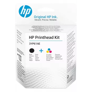 HP 3YP61AE Drukas galviņu komplekts, melns/trīskrāsu