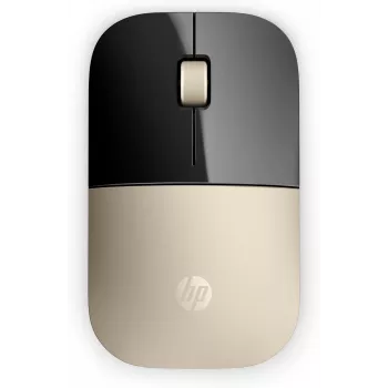 HP Z3700 Gold Bezvadu Pele, Ambidextra, Optiskā, RF Bezvadu, 1200 DPI, Zelts