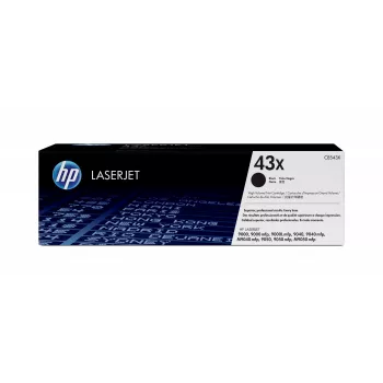 HP 43X High Yield Melns Tonera Kasetne Original LaserJet, 30000 lapas, 1 gab.