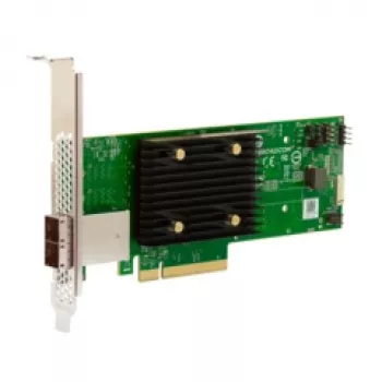 BROADCOM HBA 9500-8e Tri-Mode — Uzglabāšanas kontrolleris — SATA 6Gb/s / SAS 12Gb/s / PCIe 4.0 (NVMe) — PCIe 4.0 x8