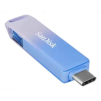 WESTERN DIGITAL SanDisk Creator Phone Drive 128GB USB zibatmiņa USB-C/Lightning - Zila
