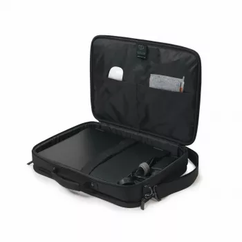 DICOTA Eco Multi Plus Base - 15-17.3 collu klēpjdatora maciņš - Melns / 300d Rpet Poliesters