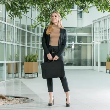 DICOTA Eco Slim Case Base - 15-15.6 collu klēpjdatora maciņš - Melns / 300d Rpet Poliesters
