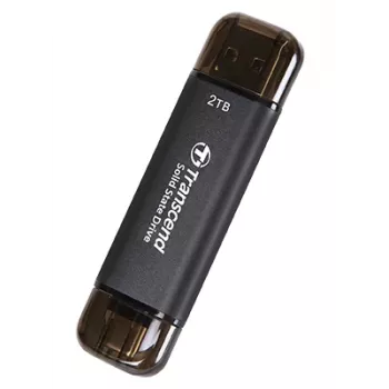 TRANSCEND ESD310C 2TB pārnēsājams SSD disks - USB Type-A / USB Type-C