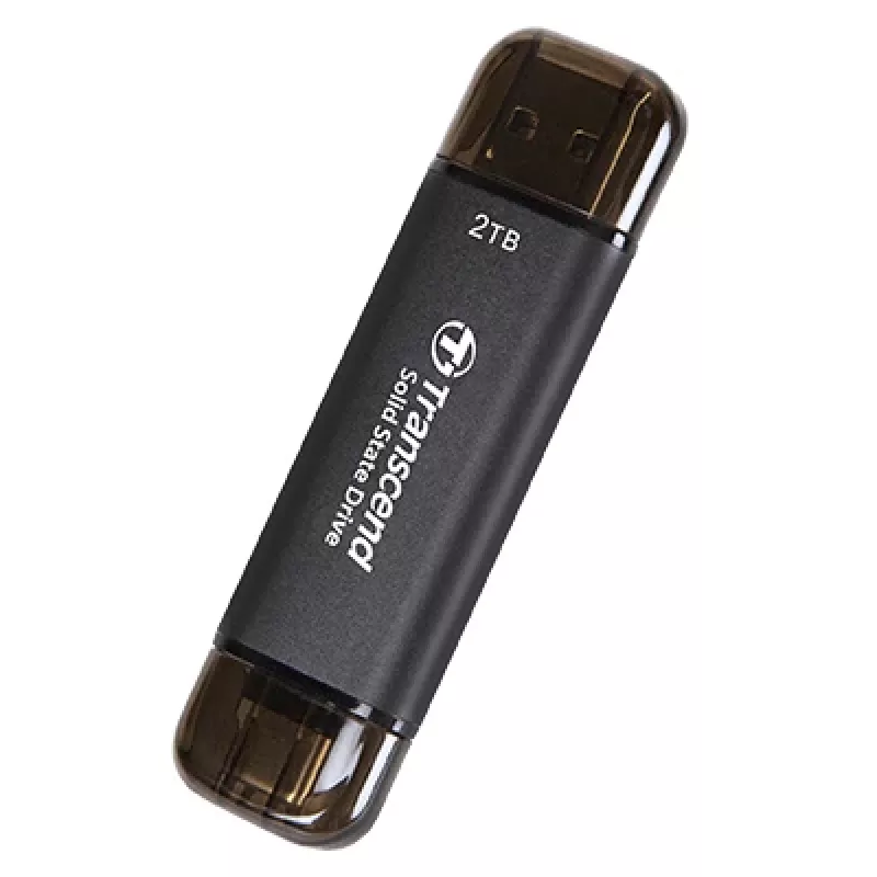 TRANSCEND ESD310C 2TB pārnēsājams SSD disks - USB Type-A / USB Type-C