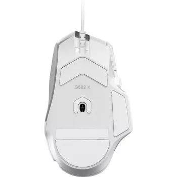 LOGITECH G502 X Gaming Pele - USB - Balta