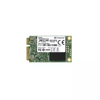 Transcend 64GB mSATA 6Gbit/s SSD disks TS64GMSA230S