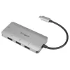 Targus ACH226EU USB-C uz 4 portu USB-A 3.0 centrmezgls, sudrabs