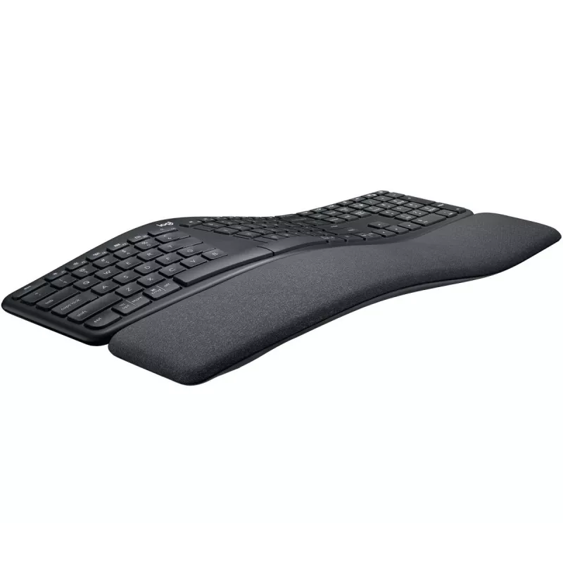 LOGITECH Ergo K860 - Bezvadu dalītā tastatūra, grafīta, Qwertz Šveices