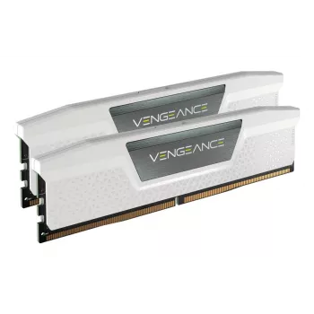CORSAIR Vengeance 32GB (2x16GB) DDR5 6000MHz CL36 AMD EXPO & Intel XMP atmiņas komplekts balts