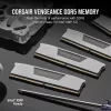 CORSAIR Vengeance 32GB (2x16GB) DDR5 6000MHz CL36 AMD EXPO & Intel XMP atmiņas komplekts balts