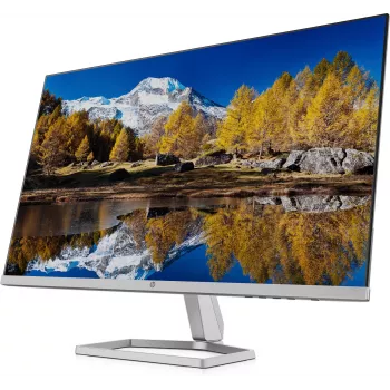 Monitors HP M27fq 27 collas Quad HD 2560x1440 IPS LCD, 300 cd/m², 75 Hz, 5 ms, Sudraba