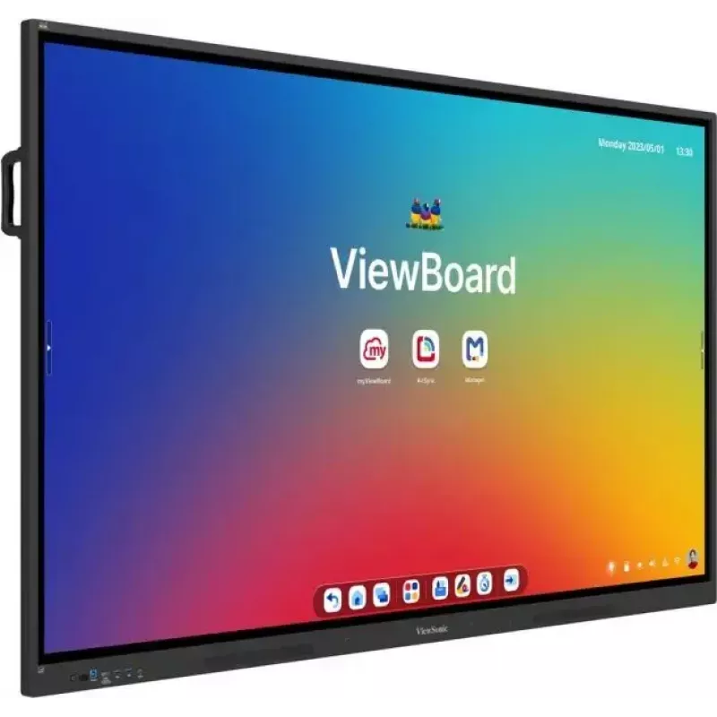 Viewsonic IFP8634 interaktīvā tāfele 2.18 m (86 collas) 3840 x 2160 pikseļi Skārienjutīgs Melns