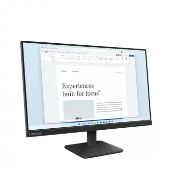 Lenovo L24-4e datora monitors 60.5 cm (23.8 collas) 1920 x 1080 pikseļi Full HD LCD Melns