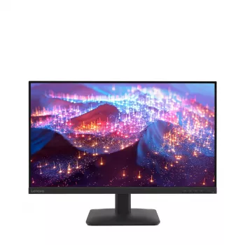 Monitors Lenovo L27-4e 27 collas Full HD IPS LCD 1920x1080, 100 Hz, 6 ms, 300 cd/m², VESA 100x100, HDMI & VGA, Raven Black