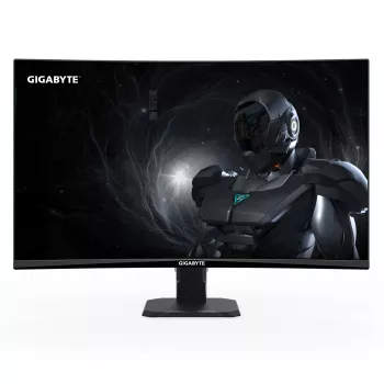 GIGABYTE GS27FC2 27 inch FHD Izliekts Spēļu Monitors - 1920 x 1080, 240Hz, 1ms, 350 cd/m², HDR Ready, HDMI 2.0, Displayport 1.4