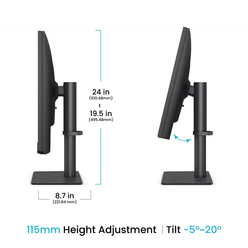 Datora monitors BenQ PV3200U 31,5 collas (80 cm) 4K IPS LCD, 5 ms, USB-C, VESA, skaļruņi, melns