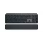 Logitech MX Keys S Bezvadu Apgaismota Tastatūra Melna ar Plaukstas Balstu QWERTZ Vācu