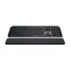 Logitech MX Keys S Bezvadu Apgaismota Tastatūra Melna ar Plaukstas Balstu QWERTZ Vācu