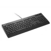 Pilnizmēra vadu viedkartes tastatūra Lenovo Smartcard Wired II — vācu izkārtojums, USB, 106 taustiņi, melna