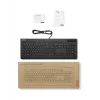 Pilnizmēra vadu viedkartes tastatūra Lenovo Smartcard Wired II — vācu izkārtojums, USB, 106 taustiņi, melna