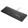 Pilnizmēra vadu viedkartes tastatūra Lenovo Smartcard Wired II — vācu izkārtojums, USB, 106 taustiņi, melna