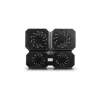 Dzesēšanas paliktnis DeepCool MULTI CORE X6 — 4 ventilatori, 15.6 collu klēpjdatoriem, USB barošana, 380×295×24 mm, 2 USB porti