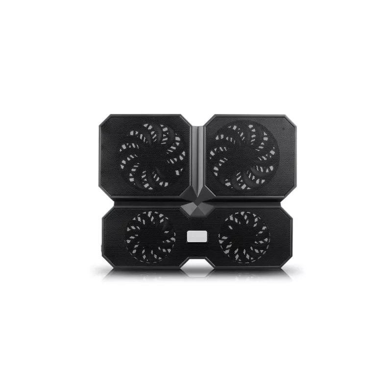 Dzesēšanas paliktnis DeepCool MULTI CORE X6 — 4 ventilatori, 15.6 collu klēpjdatoriem, USB barošana, 380×295×24 mm, 2 USB porti
