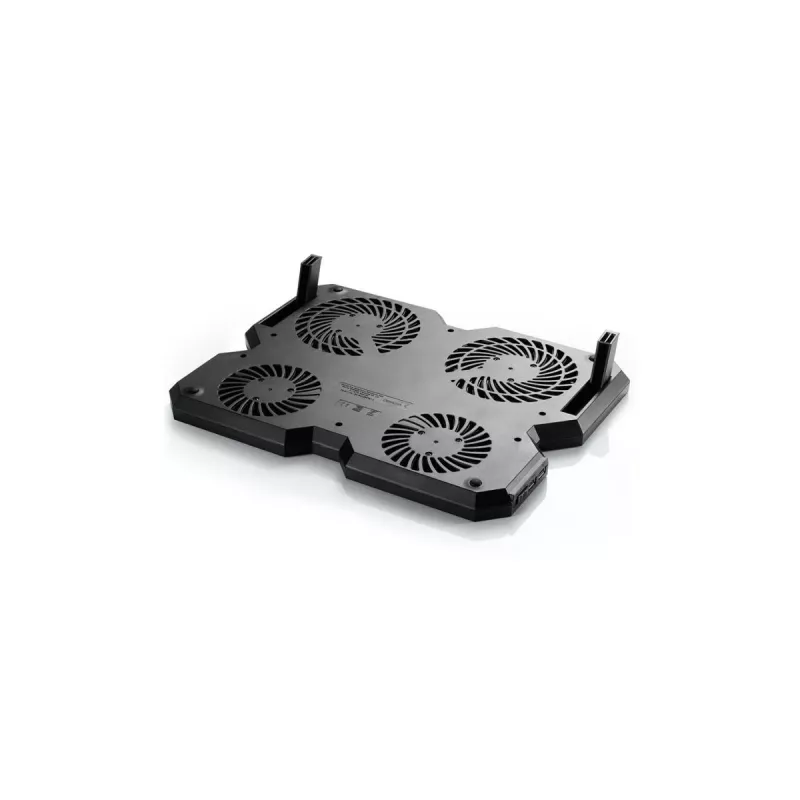 Dzesēšanas paliktnis DeepCool MULTI CORE X6 — 4 ventilatori, 15.6 collu klēpjdatoriem, USB barošana, 380×295×24 mm, 2 USB porti
