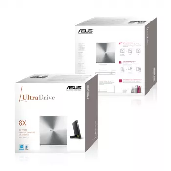 ASUS SDRW-08U5S-U optiskais diskdzinis DVD Super Multi DL Metallic