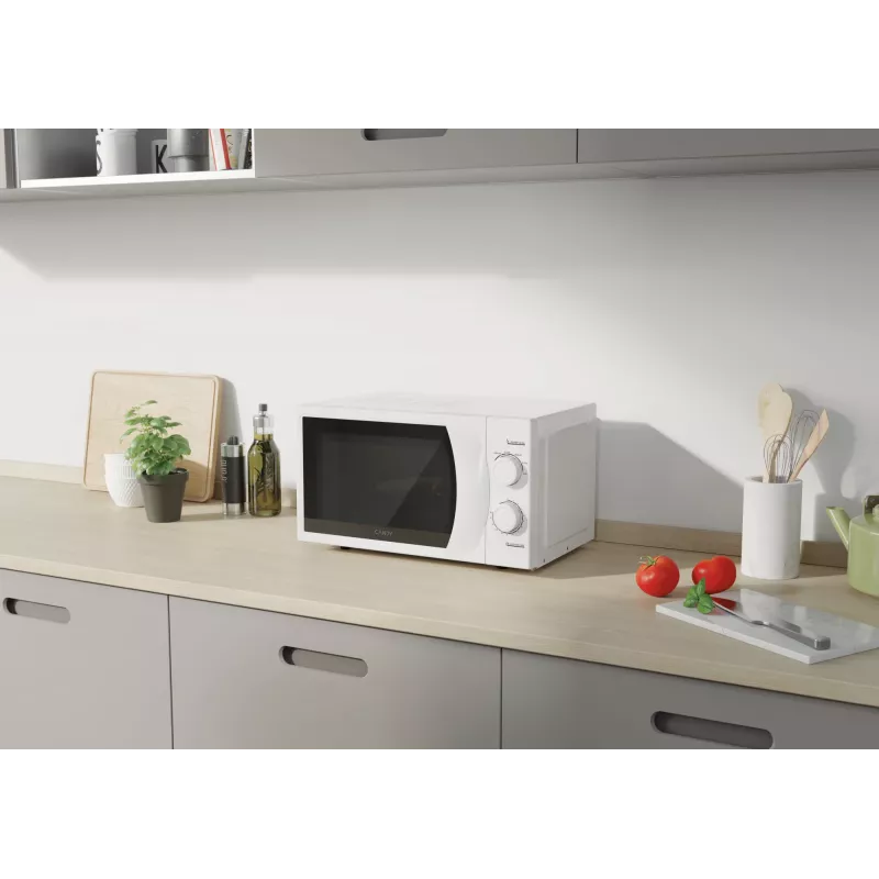 Candy Idea CMW 2070M Baltā Solo Mikroviļņu krāsns, 20 L, 700 W
