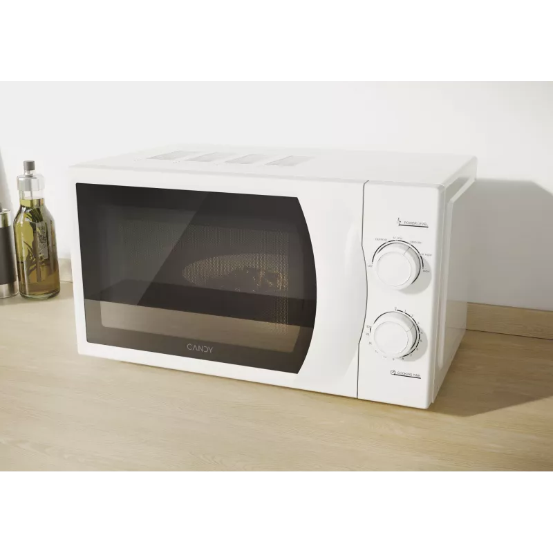 Candy Idea CMW 2070M Baltā Solo Mikroviļņu krāsns, 20 L, 700 W