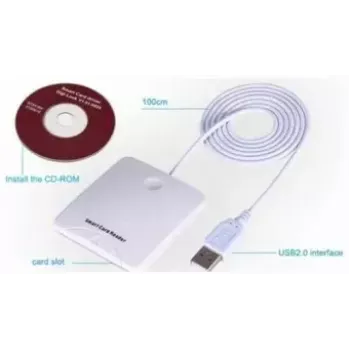 Transcend SMART CARD READER USB PC/SC N68 Balts