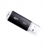 SILICON POWER Ultima U02 16GB USB 2.0 zibatmiņa - Melna (moq-30)