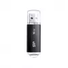 SILICON POWER Ultima U02 16GB USB 2.0 zibatmiņa - Melna (moq-30)