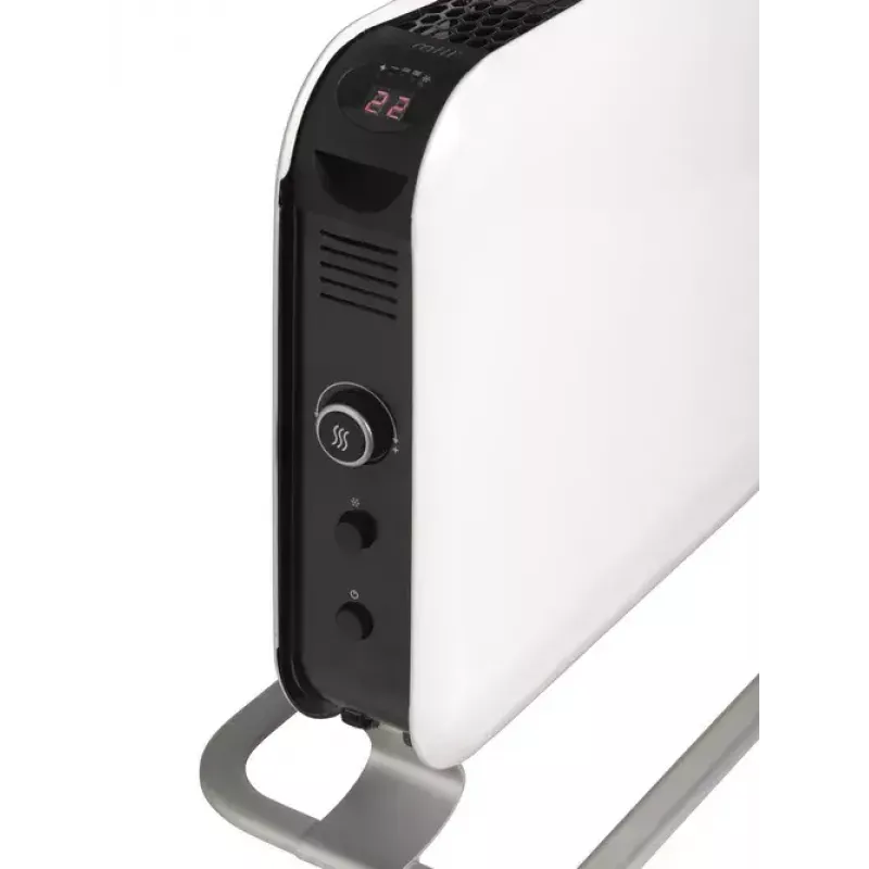 Mill konvekcijas sildītājs SG2000LED, 2000 W, 3 jaudas līmeņi, LED displejs, piemērots telpām līdz 20 m², balts