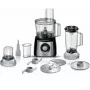 Virtuves kombains Bosch MCM3501M — 800 W, 2,3 L bļoda, melns, 2 ātrumi, pulsācija, blenderis un mini kapātājs
