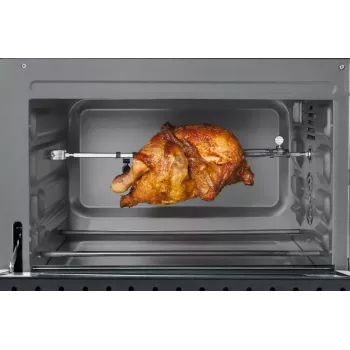 Caso TO 20 Design-Oven elektriskā mini cepeškrāsns, 20 l, 1500 W, konvekcija, iesms, taimeris, līdz 230 °C, vēss korpuss, melna