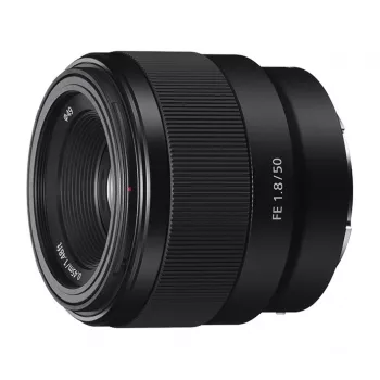Sony FE 50mm F1.8 objektīvs melns SEL50F18F.SYX