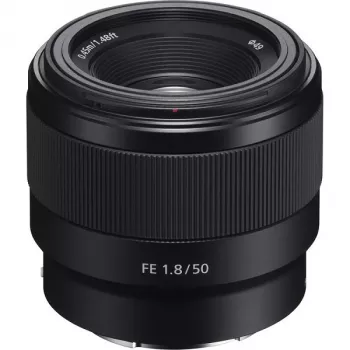 Sony FE 50mm F1.8 objektīvs melns SEL50F18F.SYX