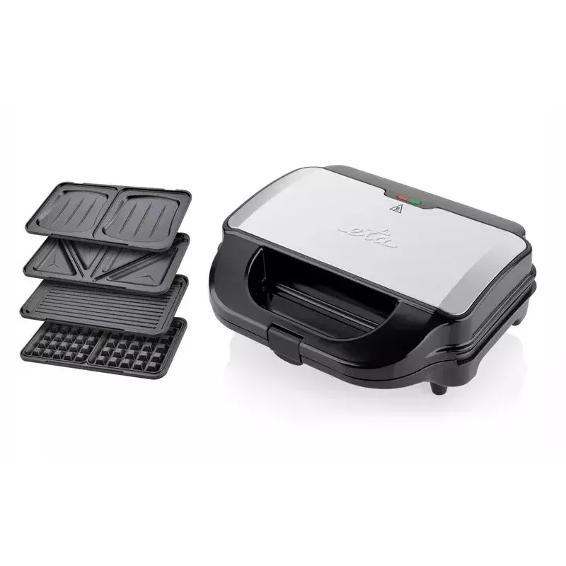 Sviestmaižu gatavotājs ETA Sorento 3151 90010 — 900 W, 4 sviestmaizes, nerūsējošais tērauds/melns