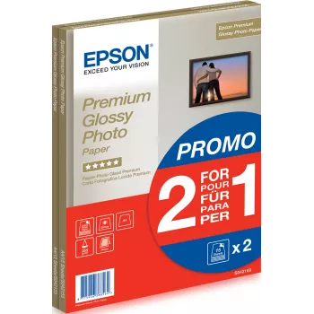 Epson Premium Glossy Photo Paper A4 - 2x 15 loksnes