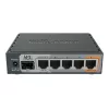 MikroTik RB760iGS hEX S vadu rūteris, 5x Gigabit RJ45, 1x SFP, 1x USB 2.0, PoE izeja, melns
